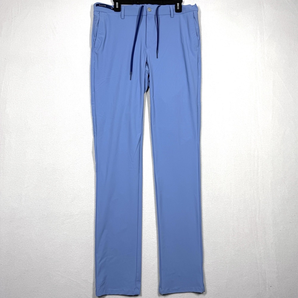 Ballin Pants Mens Techno‎ Ultimate Performance Stretch Chino Cobalt Blue NWOT